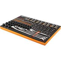 Gearwrench 099575101021 97-Piece Bolt Biter Mechanics Tool Set in Foam Storage Tray