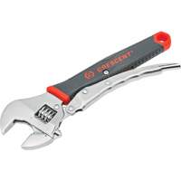Crescent 037103299710 Locking Adjustable Dual Material Wrench, 10" L, 2-18/25" Max Width, Chrome/Polished