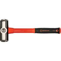 Crescent 037103365248 Fiberglass Engineer Hammer, 4 lbs Head Weight, 14" L