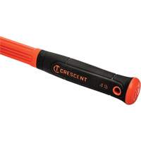 Crescent 037103365248 Fiberglass Engineer Hammer, 4 lbs Head Weight, 14" L