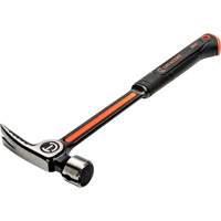 Crescent 037103350442 Milled-Face Framing Hammer, 28 oz., Solid Steel Handle, 16" L