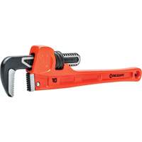 Crescent 037103336491 SLIM JAW Pipe Wrench, 1-9/10" Jaw Capacity, 10" Long, Powder Coated Finish, Non-Ergonomic Handle