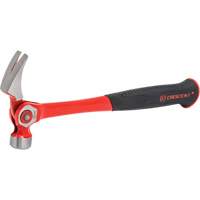 Crescent 037103309501 Marteau indexeur &agrave; panne fendue, 18 oz, Prise en Coussin&eacute;e/Acier plein, 14" lo