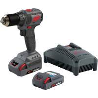 Ingersoll Rand D3141-K22 Cordless Compact Drill Driver Kit, Lithium-Ion, 20 V, 1/2" Chuck, 37 ft-lbs Torque