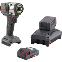 Ingersoll Rand W3111-K22 Ensemble de tournevis &agrave; chocs sans fil &agrave; changement rapide, 20 V, Mandrin 1/4"