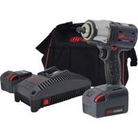 Ingersoll Rand W5133P-K22 Ensemble de cl&eacute;s &agrave; chocs sans fil compact &agrave; couple &eacute;lev&eacute;, 20 V, Mandrin 3/8"