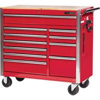 JET 842514 PRC4211 Pro Series Roller Cabinet, 11 Drawers, 42" W x 18" D x Red