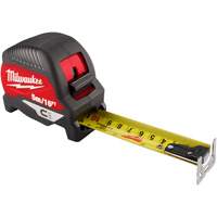 Milwaukee 48-22-1017M Ruban &agrave; mesurer magn&eacute;tique, 1-1/8" x 16'/5 m
