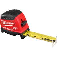 Milwaukee 48-22-1225 Ruban &agrave; mesurer &agrave; lame large, 1-3/8" x 25'