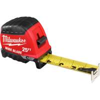 Milwaukee 48-22-1225M Wide Blade Magnetic Measuring Tape, 1-3/8" x 25'