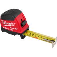 Milwaukee 48-22-1226 Ruban &agrave; mesurer &agrave; lame large, 1-3/8" x 26'