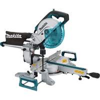Makita LS0816F Scie &agrave; onglets combin&eacute;e &agrave; glissi&egrave;re avec ligne de coupe &agrave; DEL, 8-1/2", 10,5 A