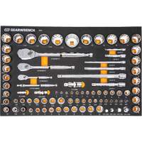 Gearwrench MEGAMOD194 Mechanics Tool Set in Modular Foam Trays with Storage Unit, 194 Pieces