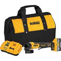 DEWALT DCG410WW1 Meuleuse angulaire sans balai et sans fil MAX* XR avec XR POWERPACK, Roue de 4-1/2" - 5", 20 V