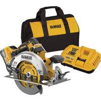 DEWALT DCS590WW1 Trousse de scie circulaire sans balai sans fil MAX* XR avec XR POWERPACK, 7-1/4", 20 V