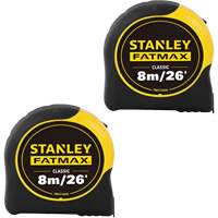 Stanley Tools FMHT74226 FATMAX&reg; Classic Tape Measures, 1-1/4" x 26'/8 m, Imperial & Metric Graduations