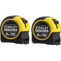 Stanley Tools FMHT74226 FATMAX&reg; Classic Tape Measures, 1-1/4" x 26'/8 m, Imperial & Metric Graduations