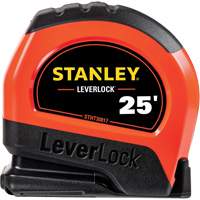 Stanley Tools STHT30817S High-Visibility LEVERLOCK&reg; Tape Measure, 25', Imperial Graduations