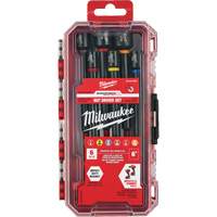 Milwaukee 49-66-4567 Jeu de tourne-&eacute;crous de 6" Impact Duty SHOCKWAVE, 6 mcx, Magn&eacute;tique