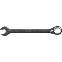 Proto JSCVM16 Metric Spline Combination Reversible Ratcheting Wrench, Black/Chrome Finish