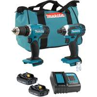 Makita DLX2141Y02 LXT 2 Tool Combo Kit, Lithium-Ion, 18 V