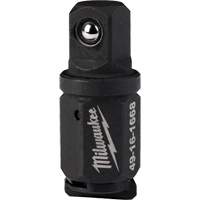 Milwaukee 49-16-1668 Adaptateur d'enclume pour cl&eacute; &agrave; rochet polygonale INSIDER, Prise 3/8", Douille 3/8", 0,63" lo, Sph&eacute;rique