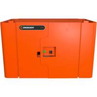 Crescent IUC2DLCRM Armoire de rangement s&eacute;curis&eacute;e RAILWORKS en acier avec panneau &agrave; deux portes verrouillables