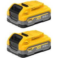 DEWALT DCBP320-2 Ensemble de deux bloc-piles POWERSTACK XR , Lithium-ion, 20 V, 3.5 Ah