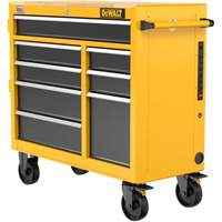 DEWALT DWST41083 Heavy-Duty Mobile Workstation, 8 Drawers, 40" W x Yellow