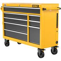 DEWALT DWST52083 Heavy-Duty Mobile Workstation, 8 Drawers, 52" W x Yellow
