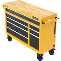 DEWALT DWST52083 Heavy-Duty Mobile Workstation, 8 Drawers, 52" W x Yellow