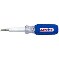 Lenox LXHT68005N 6-in-1 Multi-Bit Screwdriver, Textured Handle