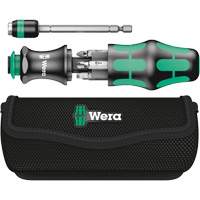 Wera Tools 05051024001 Kraftform Kompakt 25 with Pouch, 4" L, Plastic Handle