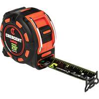 Lufkin By Crescent L1325B-02 SHOCKFORCE NITE EYE Tape Measure, 1-1/4" x 25', Imperial Graduations