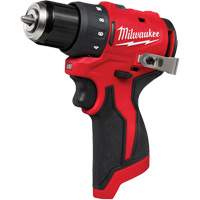 Milwaukee 3401-20 M12 Subcompact Brushless Drill/Driver, Lithium-Ion, 12 V, 3/8" Chuck, 350 in-lbs Torque