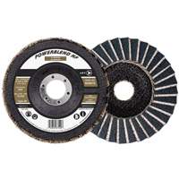 JET 503915 Disque &agrave; lamelles POWERBLEND NF, 4-1/2" x 7/8", Type 29, Grain Z60, Alumine de zirconium