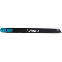 Outils Aurora UAY900 Couteau d'usage g&eacute;n&eacute;ral de 9 mm , Acier inoxydable, Prise en Plastique