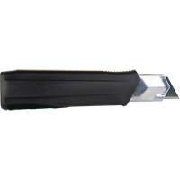 Outils Aurora UAY904 Couteau r&eacute;tractable de 25 mm, Acier inoxydable, Robuste, Prise en Caoutchouc