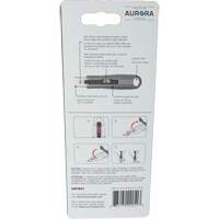 Outils Aurora UAY907 Couteau de s&eacute;curit&eacute; r&eacute;tractable standard READYEDGE, Acier inoxydable, Prise en Caoutchouc