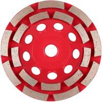 Milwaukee 49-93-7754 Meule boisseau diamant&eacute;e &agrave; rang&eacute;e double DIAMOND MAX