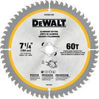 DEWALT DWAM71460 Tungsten Carbide-Tipped Steel Circular Saw Blade, 7-1/4", 60 Teeth, Non-Ferrous Use