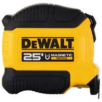 DEWALT DWHT39125S Compact Magnetic Tape Measure, 25', Imperial Graduations