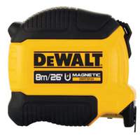 DEWALT DWHT39126S Compact Magnetic Tape Measure, 26'/8 m, Imperial & Metric Graduations
