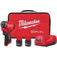 Milwaukee 3049-22 Ensemble de cl&eacute; &agrave; chocs sous-compacte M12 FUEL avec anneau de friction, 12 V, Mandrin 3/8"