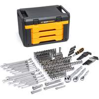 Gearwrench 80940 Mechanics Tool Set in 3 Drawer Storage Box