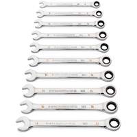 Gearwrench 86927 90-Tooth 12 Point Wrench Set, Ratcheting Combination, 12 Pieces, Metric