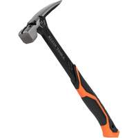Klein Tools H80918S Steel Claw Hammer, 18 oz., Solid Steel Handle, 15" L