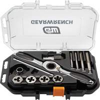 Gearwrench 82817 SAE Ratcheting Tap & Die Set, 13 Pieces