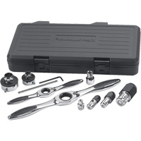 Gearwrench 82807 Ratcheting Tap & Die Accessory Set, 11 Pieces