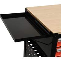 Dynamic Tools D069104 Chariot utilitaire, 4 tiroirs, Noir/Orange